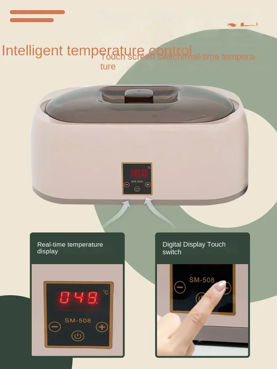 beauty salon hand wax machine 4000ml hand wax therapy machine film honey heater household melting 220V