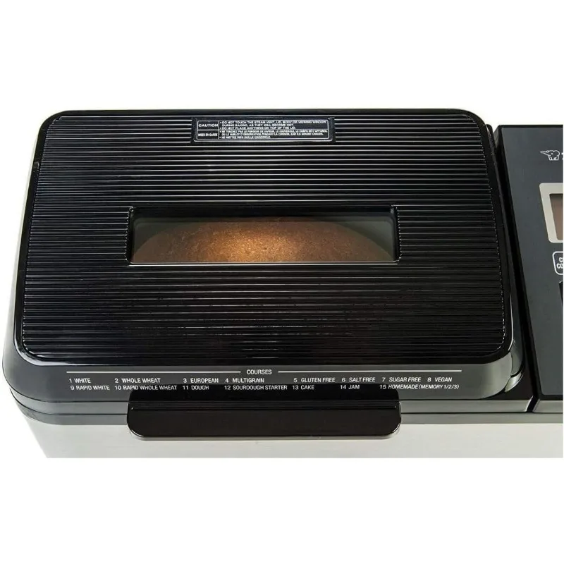 Zojirushi BB-PDC20BA Home Bakery Virtuoso Plus Breadmaker, 2 lb. loaf of bread 6