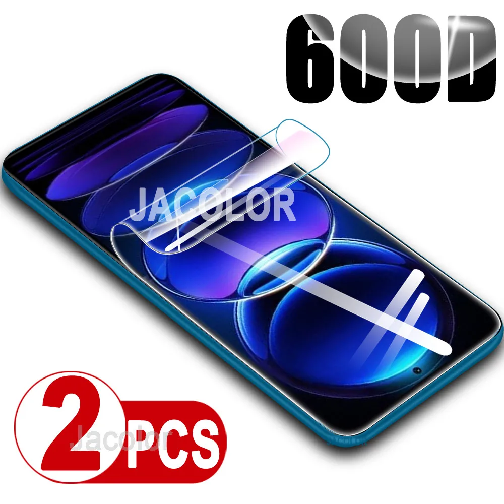 Premium Hydrogel Phone Screen Protector - 2 Pack