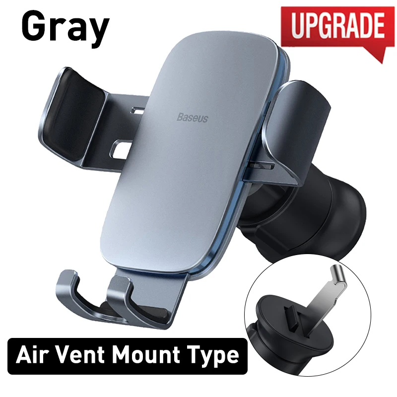 phone holder for desk Baseus Trọng Lực Giá Đỡ Điện Thoại Ô Tô Di Động Điện Thoại Kẹp Đứng Chân Đế Khe CD/Airvent Gắn Cho iPhone Samsung iphone stand Holders & Stands