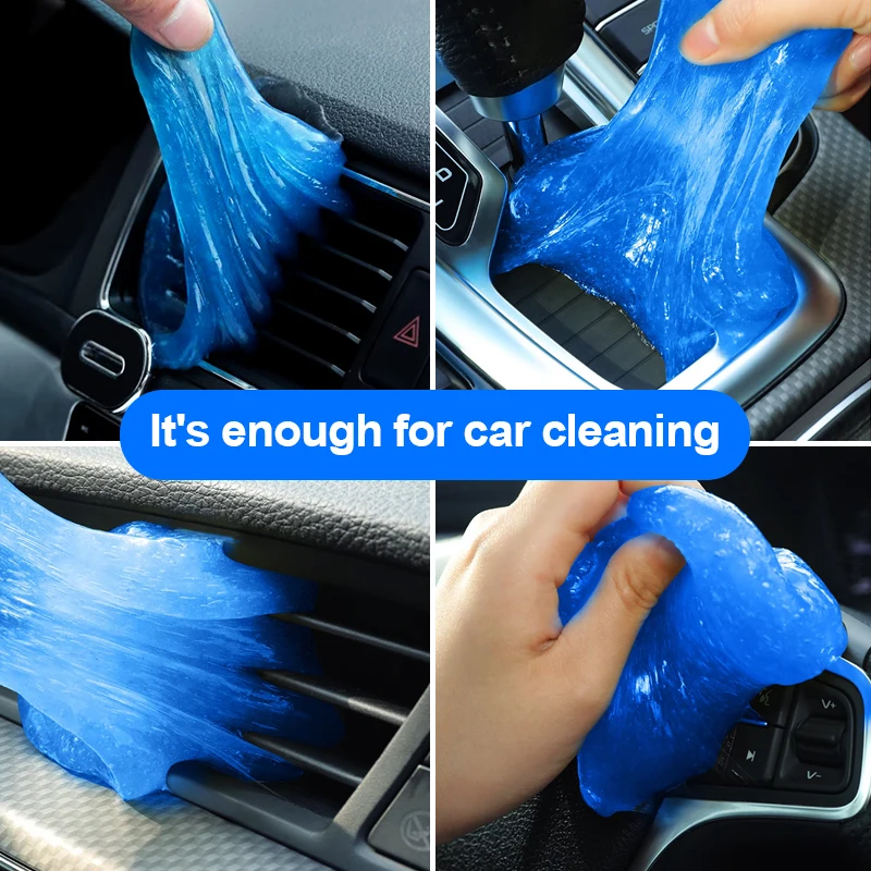 Car interior crevice cleaning soft clay car multifunctional air vent cleaning clay home keyboard gel portable