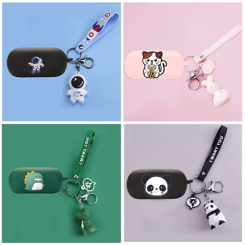Per Sony Wf-C700N Custodia Cartoon Astronauti/Pandas/Dinosauri Animali Auricolari In Silicone Cover Cute For Sony C700N Fundas