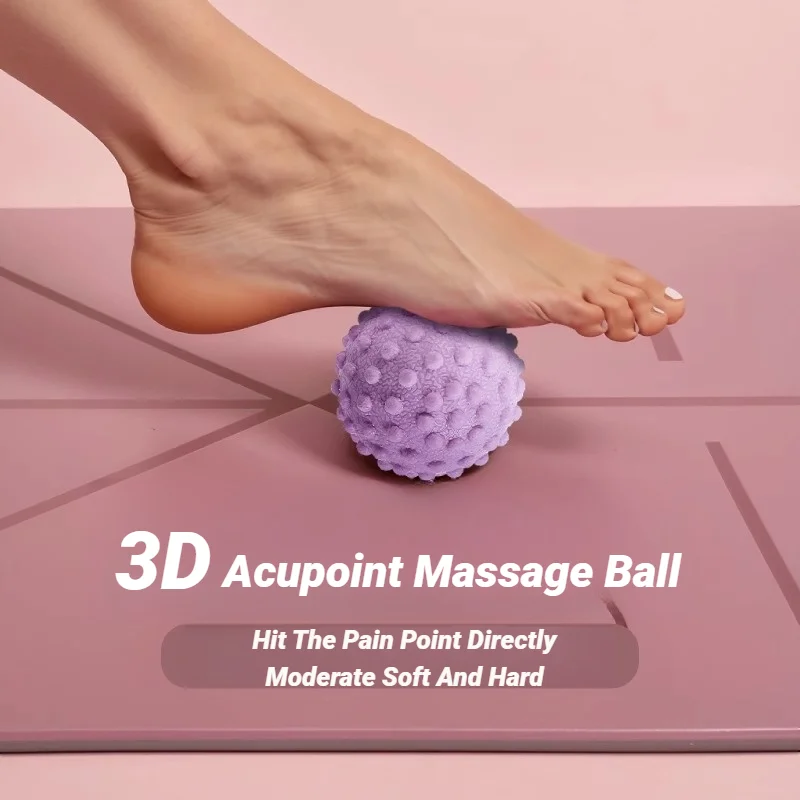 TPR Fascia Ball Raised Point Leg Massage Posture Master Yoga Waist and Back Foot Neck Membrane Peanut Sole Muscle Relaxation massage ball foot massager