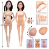 Doll Accessories Baby Dolls Pregnant Mom Father Children Family Set Christmas Birthday Present for Doll Game Toy,No Color Box 5