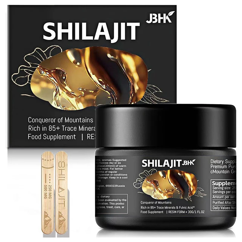 Himalaya Shilajit Mineral Supplements Natural Organic Shilajit with 85+ Trace Minerals & Fulvic Acid
