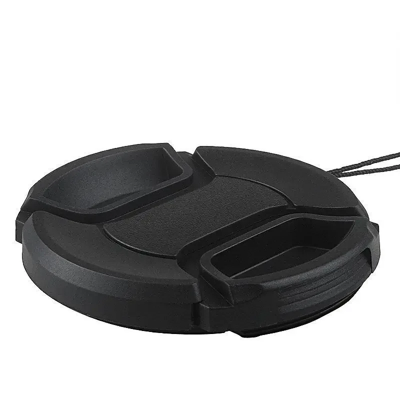 49mm 52mm 55mm 58mm 62mm 67mm 72mm 77mm Camera Lens Cap Snap-On Center-Pinch Lens Cover for Nikon Sony Canon DSLR Lens