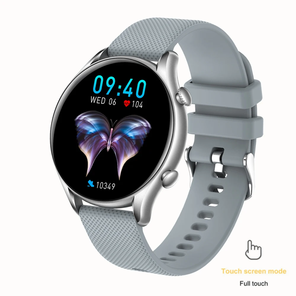 KALOSTE Smart watches Women Bluetooth call Heart Rate Sport Fitness Tracker clock Waterproof Ladies Smartwatch For Android ios 