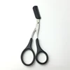Eyebrow Trimmer Scissor with Comb Female Male Eyebrow Eyelash Scissors Safety Stainless Steel Face Razor Makeup Beauty Scissors 6