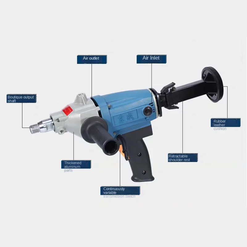 ping FF02-160 Handheld High-Power Diamond Electric Drilling Machine for Water And Concrete Core Drilling