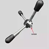 PE Manual Hot Melt Triangular Circular Handle Butt Welding Machine Handwheel 3