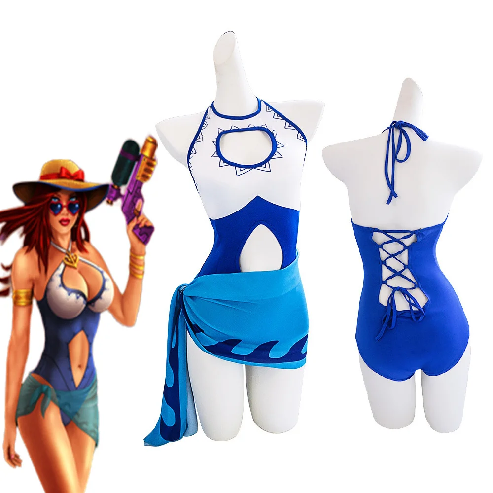 lol-game-miss-sarah-fortune-cosplay-pool-party-swimsuit-women-sexy-cutout-bodysuit-skirt-halloween-bathing-suit-bikinis-swimwear