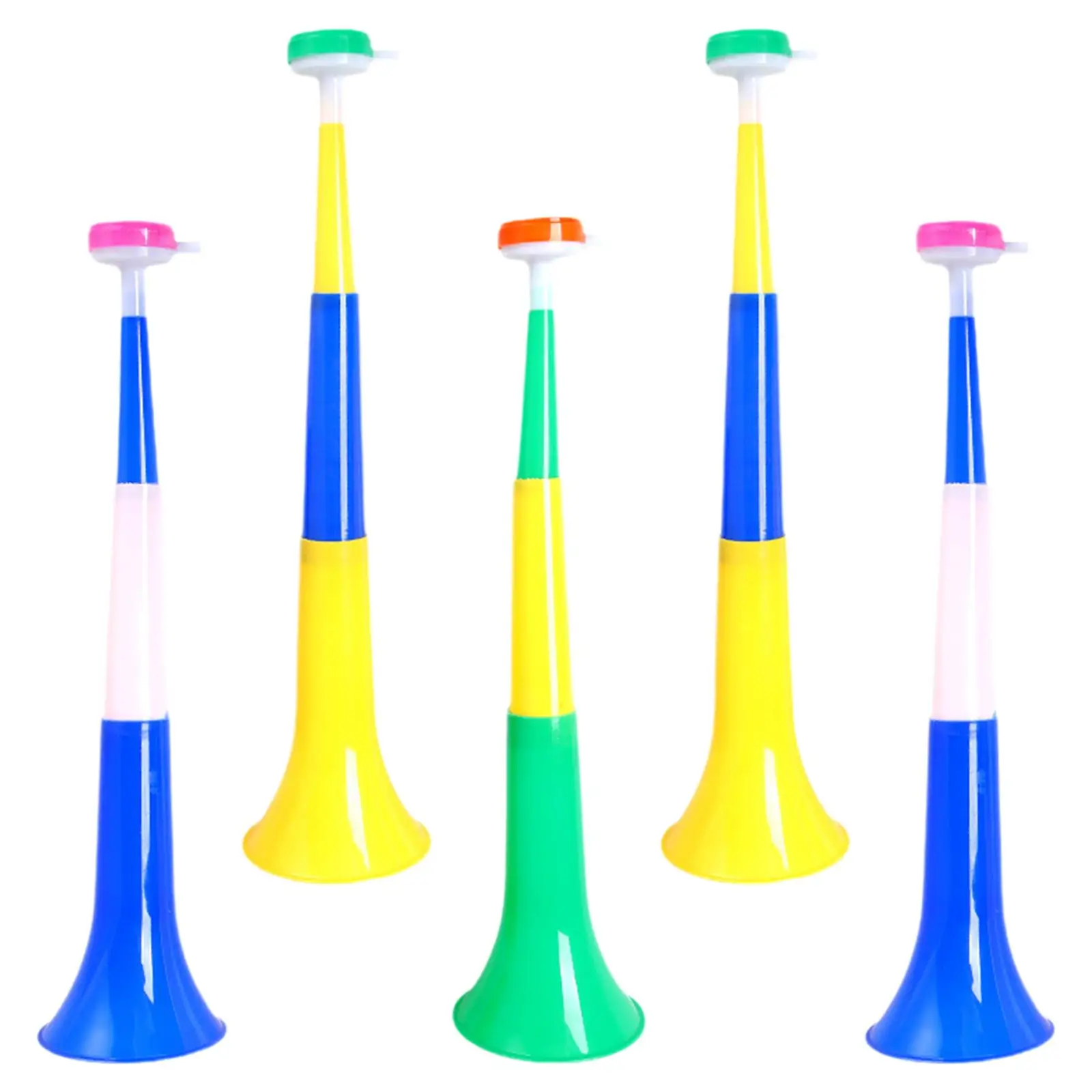 5x Football Loud Noise Makers Cheerleading Noisemakers Soccer Trumpets for Carnival Festival Concerts Sporting Celebration