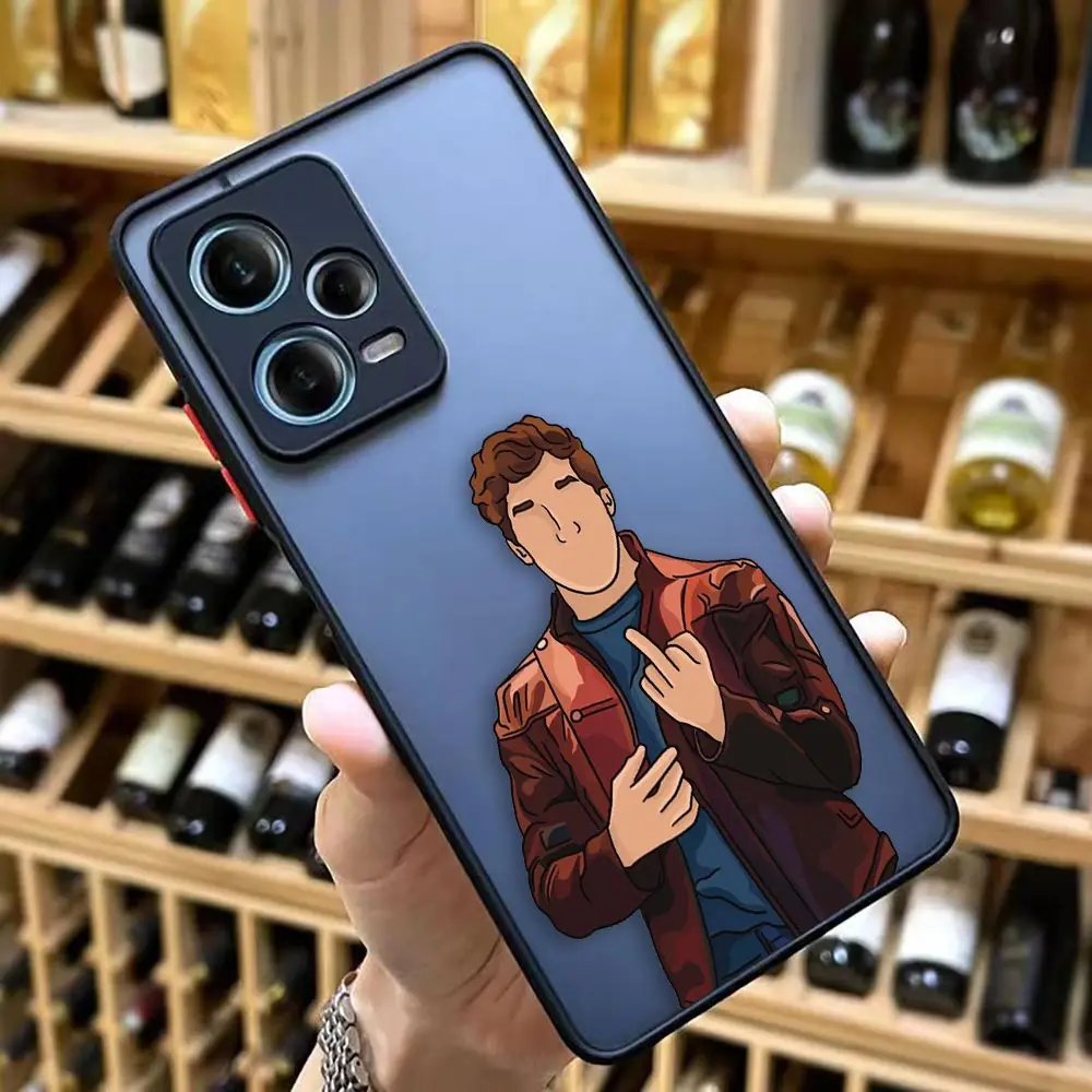 thumbnail image 1 of Matte Case for Redmi NOTE 12 11 10 11S 10S 9 9S 8 7 6 5 4 3 PRO PLUS 4G 5G Case Funda Coque Shell Marvel Avengers Heros Faceless, 1 of 5