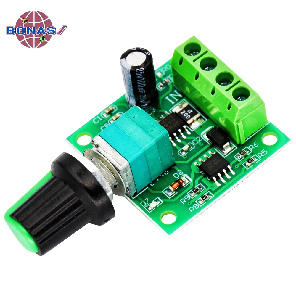 DC 1.8V 3V 5V 6V 12V 2A PWM Regolatore Di Velocà Del Motore - Foto 12