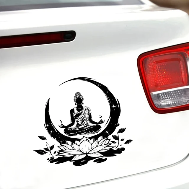 Buddha Chakra Decal Waterproof Sticker Meditation Vinyl Sticker For Car and Laptop