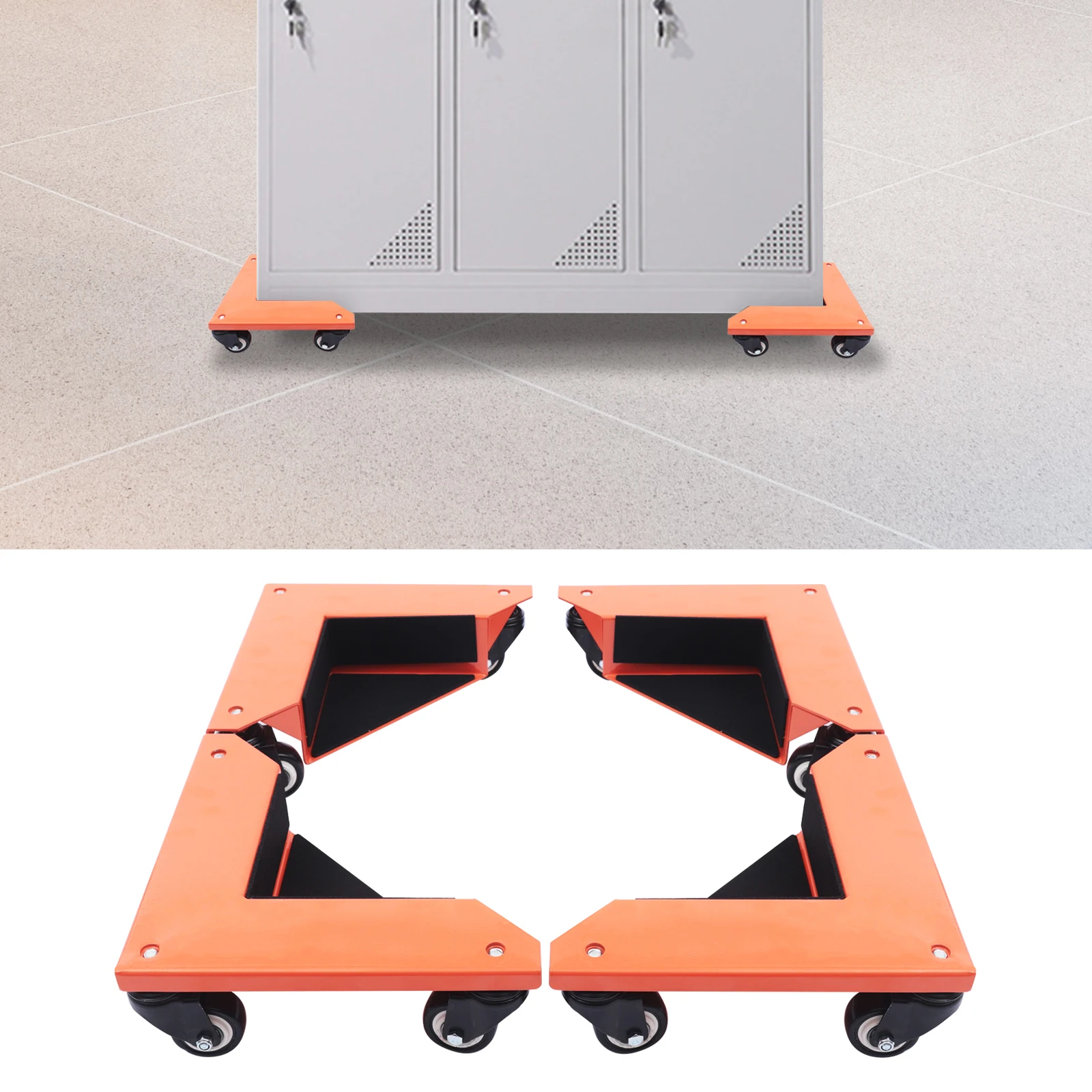 Desk Cabinet Corner Mover Dolly Furniture Dollies Roller for Furniture Moving Cart (Set of 4) 3
