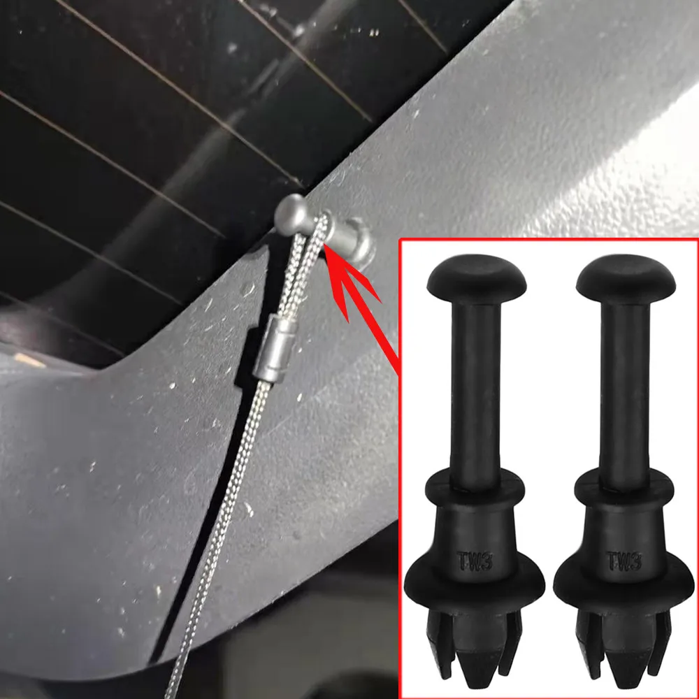 

2pcs Boot Trunk Parcel Shelf Strap String Clip Tray String Hanger Pivot Hook For GOLF 5 Mk6 Polo UP T-CROS