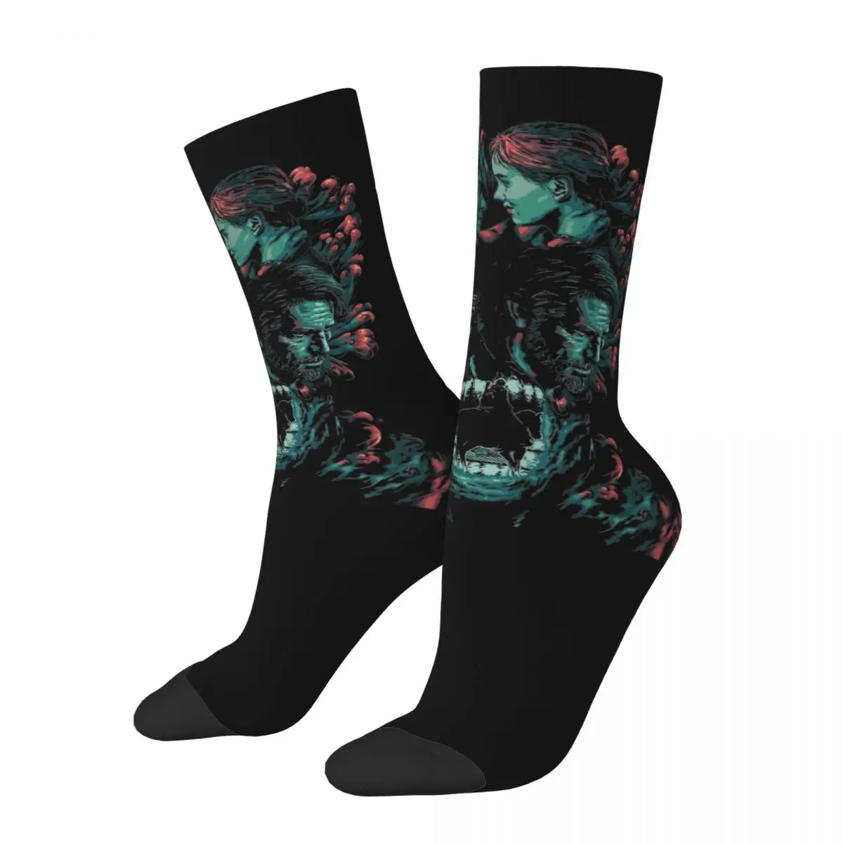 

Winter Warm Harajuku Unisex The Last Of Us Part II Socks Sweat Absorbing Crew Socks