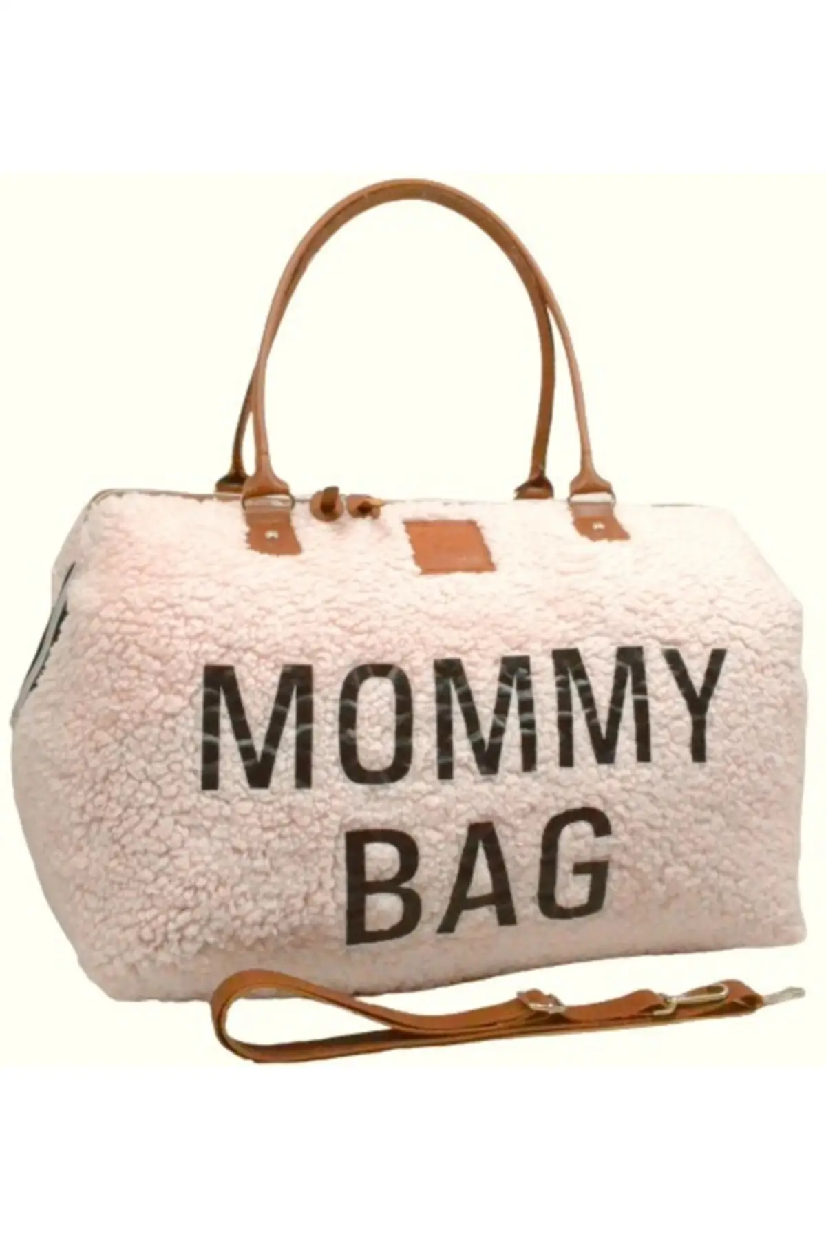 Dolbov Mommy Bag Exclusive Powder Kuzu Plush Design Baby Mother Baby Care And Women Bag Hospital Bag