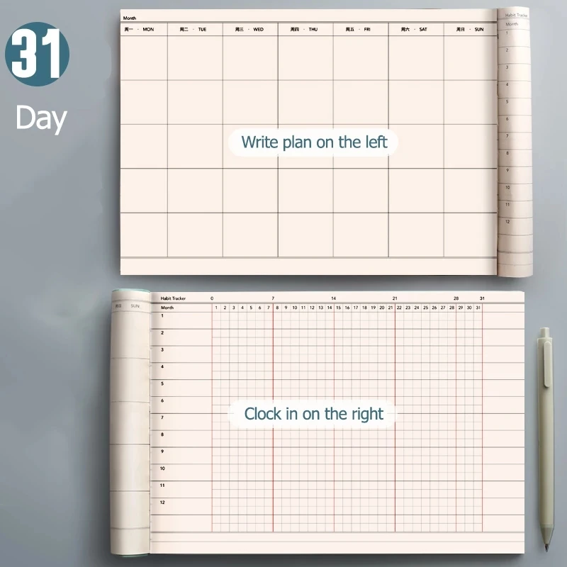 Monthly Weekly Daily Schedule Notepad Memo Todolist Planning Message Planner Budget Book Time Management Agenda