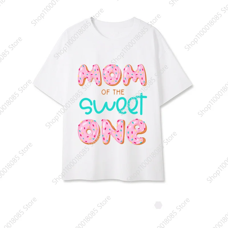 Family Matching Donut Lover Birthday Number 1-9 T-shirts Grandparents Mom Dad Bro Sis Sweet Top It Is My Birthday Print TShirt 4