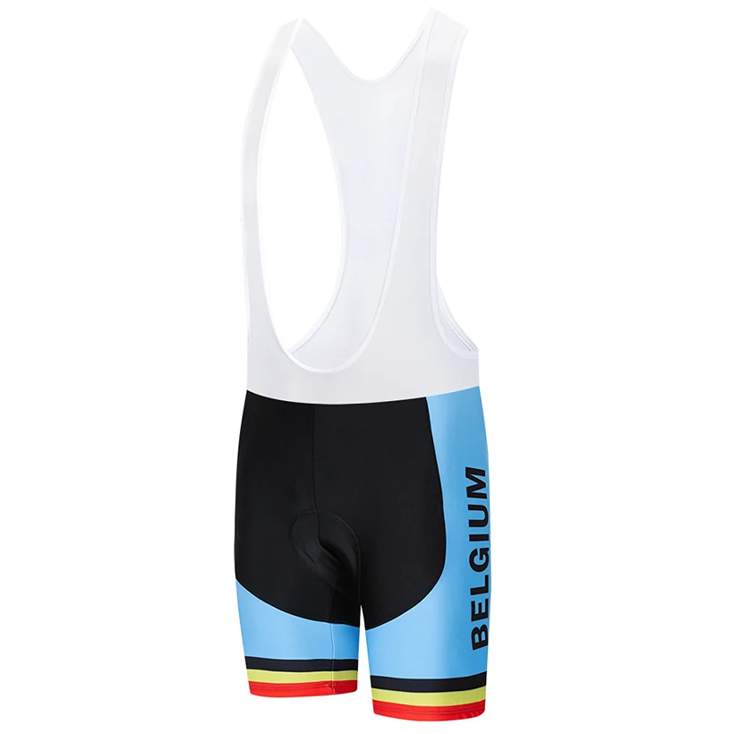 Team Belgium Cycling Pro Jerseys 20D Bib Set MTB Summer Bicycle Clothing Ropa Ciclismo Bike Wear Mens Short Maillot Culotte Suit
