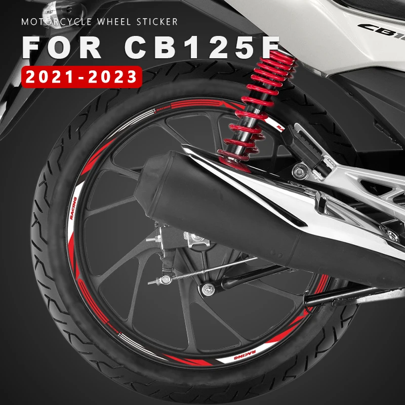 Adesivo Per Ruote Moto Decalcomania Per Cerchioni Impermeabile 18 Pollici Per Accessori Honda Cb125F Cb 125 F Twister Cb 125F 2021 2022 2023