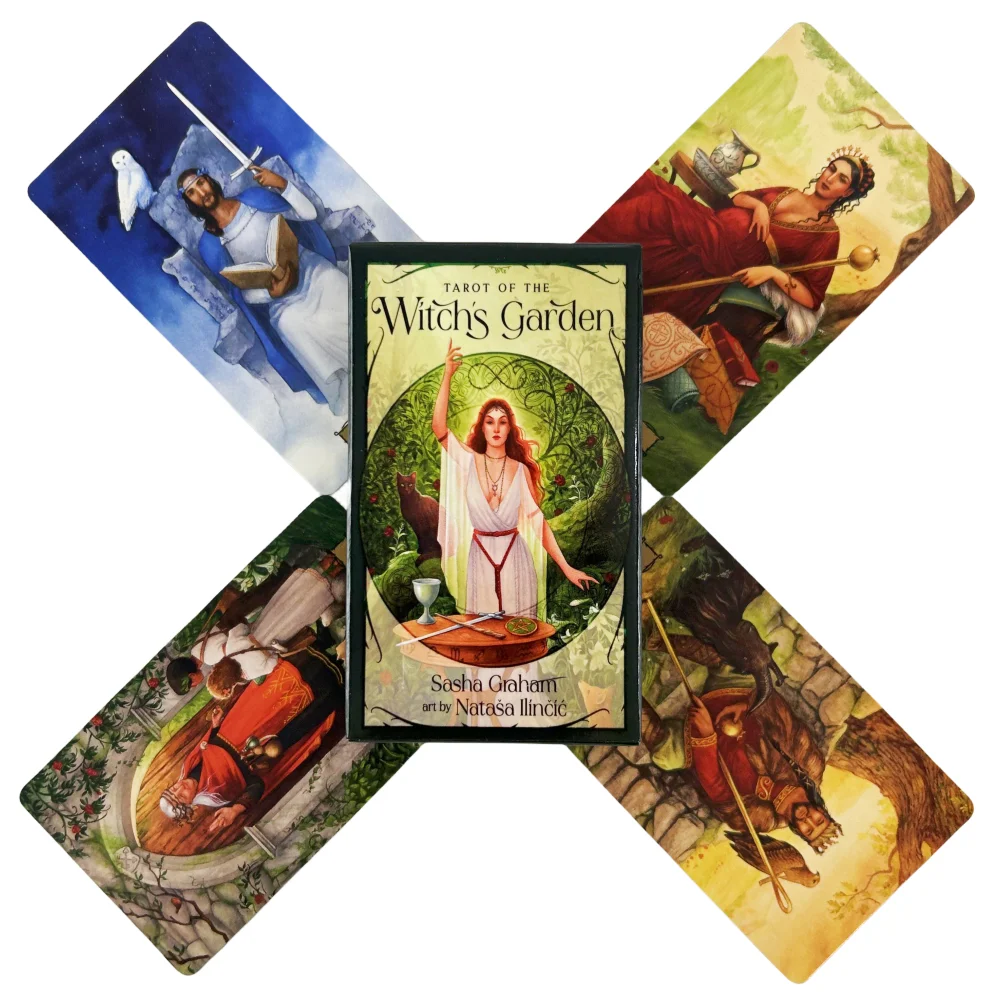 Tarot of The Witch's Garden 78 Pcs Cards Manifestation and