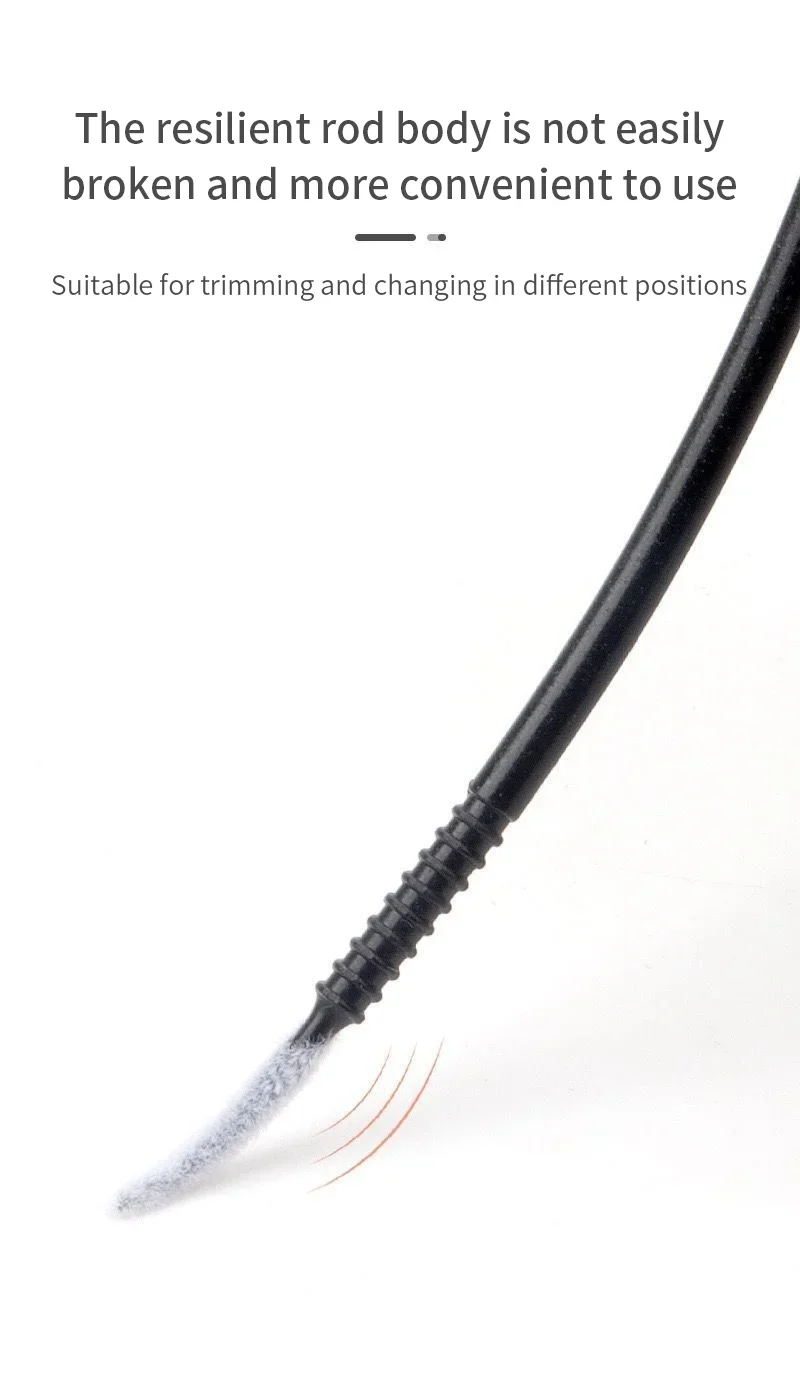 Description Picture 6 of item100 Pcs Disposable Spiral  Mascara  Brush Handle Microbrush  Applicator Lashes Brushes Eyelash Extension Makeup Tools