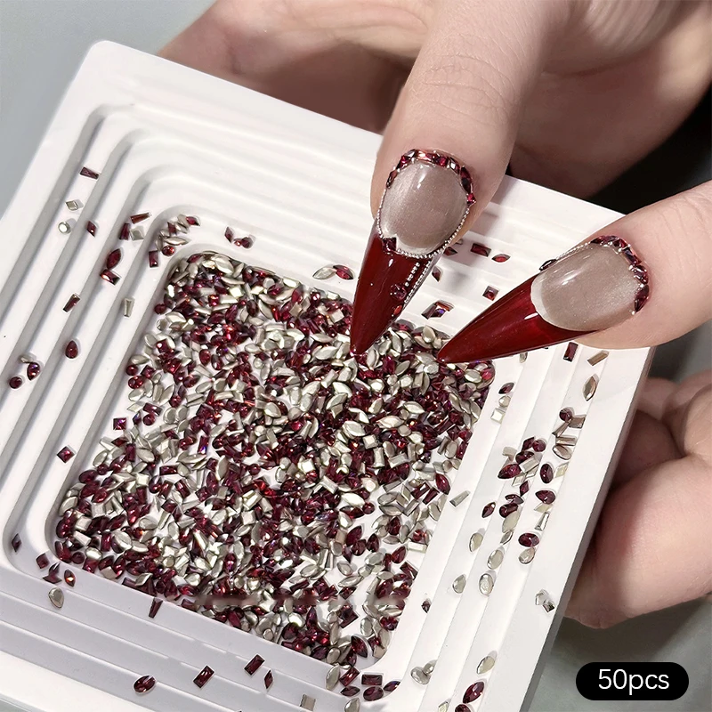 Kit De Strass Nail Art Strass AB Cristal Clair Strass Kit Pour Bricolage Décoration Couture - Foto 12