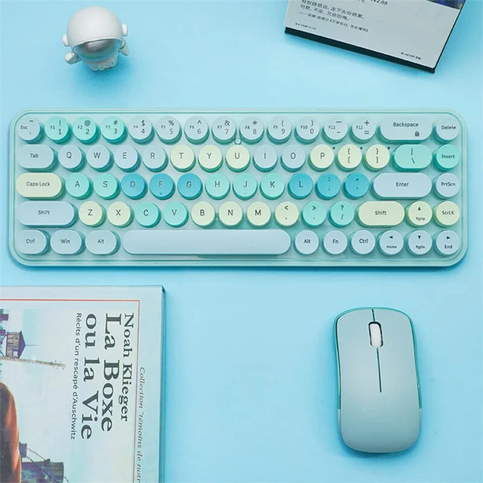 Kawaii Candy Pastel Wireless Keyboard Set - Special Edition