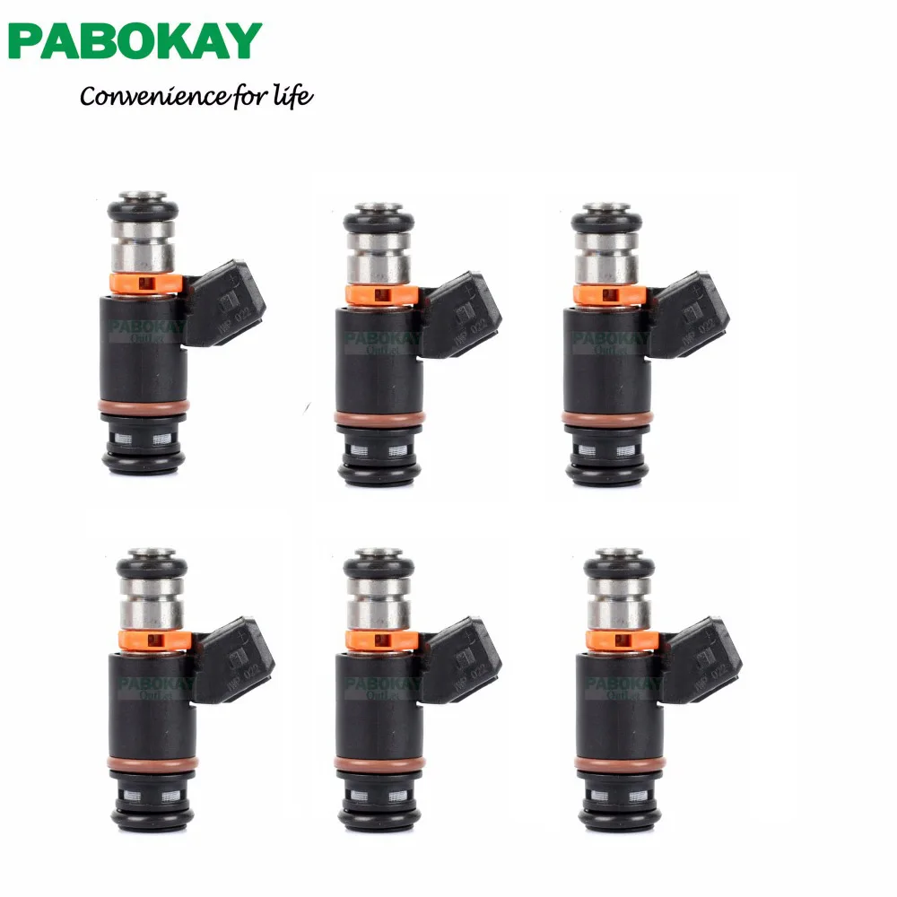 

6 pieces x 99 00 01 02 for Vw Jetta Golf Gti Vr6 Afp IWP022 Fuel Injector 805000348303 021906031D