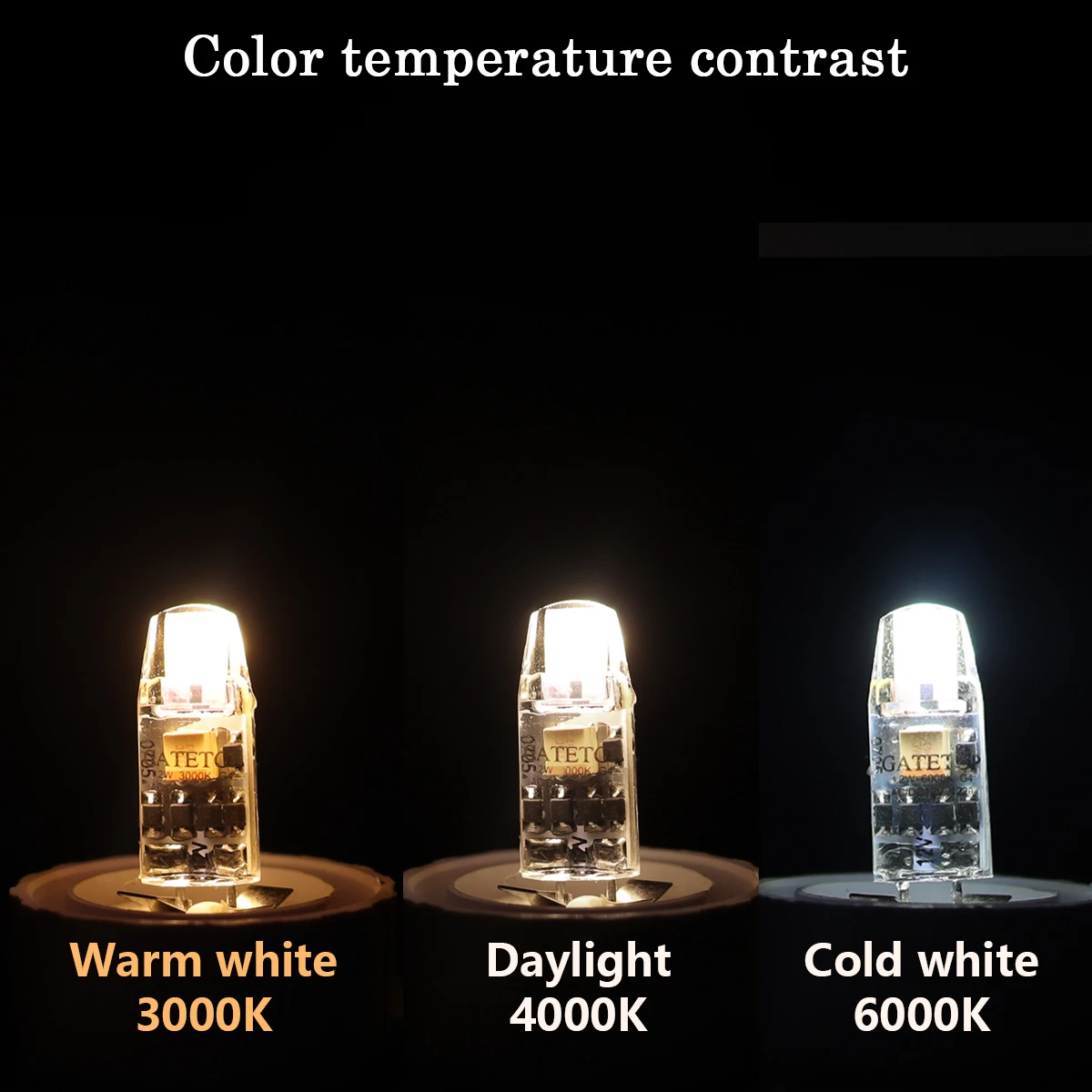 5PCS 공장 직접 LED 미니 전구 AC/DC12V 옥수수 램프 1W 2W 3W 4W G4 크리스탈 샹들리에에 대 한 슈퍼 밝은 따뜻한 흰색 빛