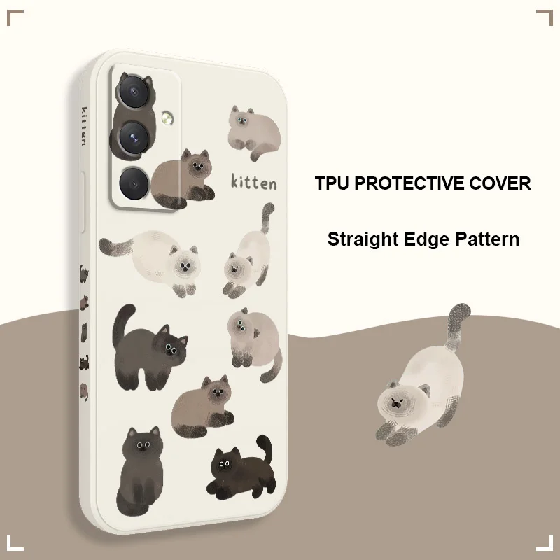 Color Changing Cat Phone Case Cover - Vibrant & Fun Design