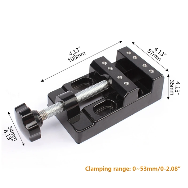 DIY Sculpture Craft Carving Tool Universal Jaw for Bench Clamp Mini Drill Press Table Vise Fixing Small Parts Jewelry Wa