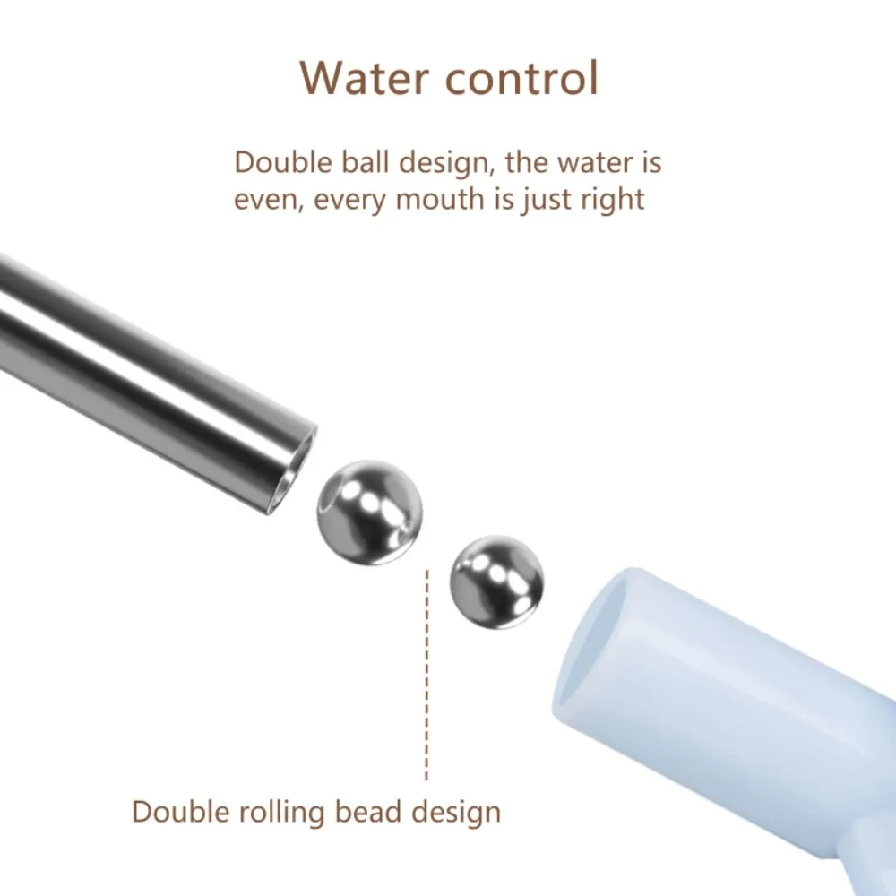 Title 2, Small Animal Plastic Water Bottle with Stand Ho...