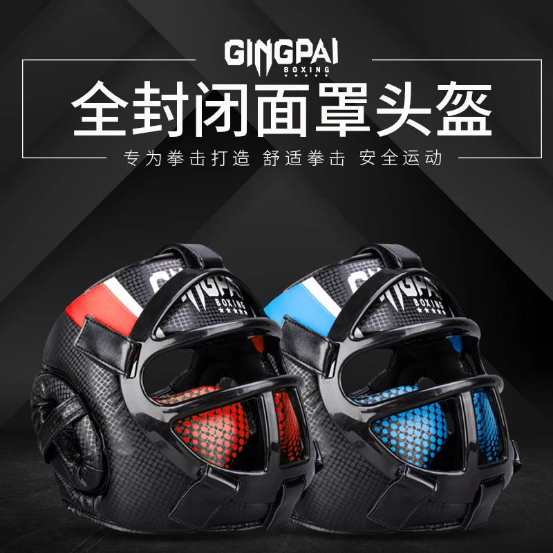 

Kids/Adults New MMA Muay Thai Boxing Helmet W/Mask Taekwondo Martial Arts Sparring Headgear Training Equipment Head Protector