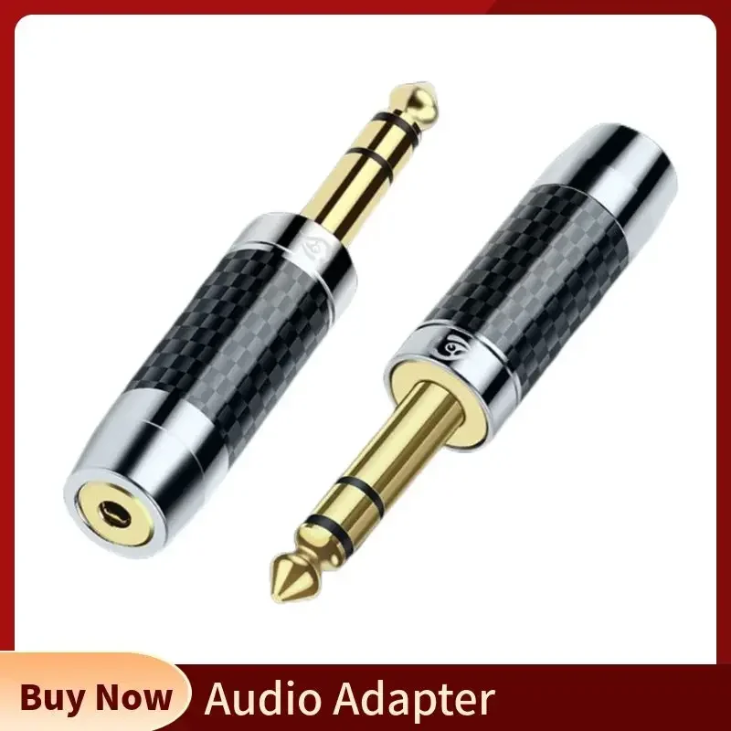 Decodierung Kopfhörer adapter 6,5mm bis 2,5 2, 5 3,5-mm-Buchse Audio-Konverter Kohle faser 3,5 4,4 6,35 Kopfhörer Stecker Buchse