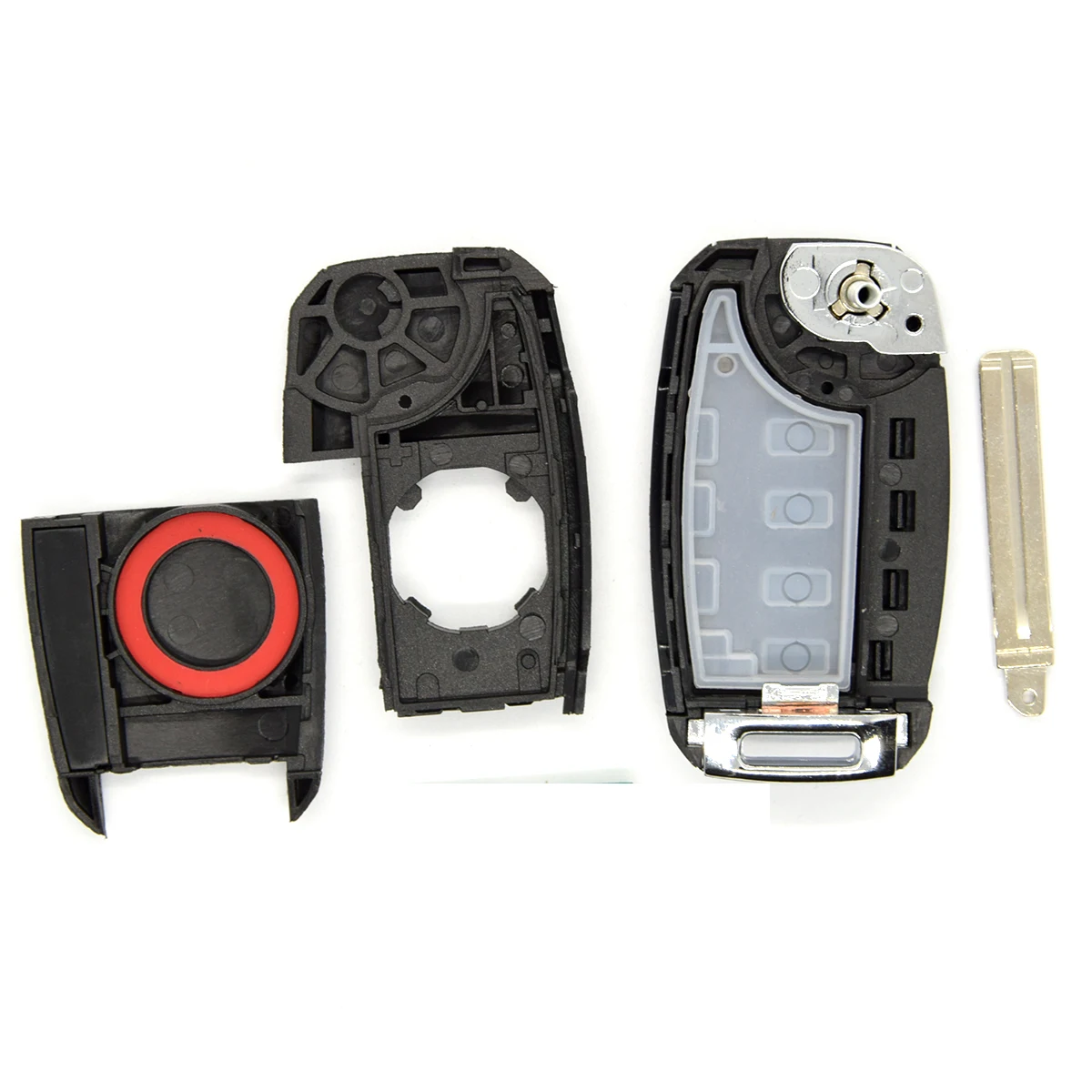 Remote Key Shell Case Car Key Fob TOY40/HYN14 Blade 3/4 Buttons For KIA K3 K2 K5 Rio Sorento Carens Cerato Forte Car car key shell case