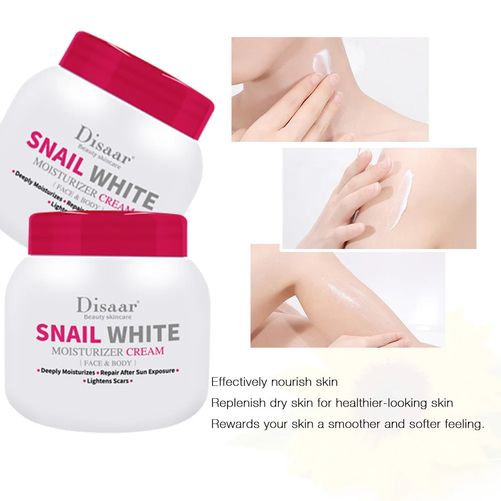 

250ml Disaar Snail Mucus Extract Body Lotion Whitening Niacinamide Cream Anti-ageing Moisturizing Smooth Skin Hydration Emulsion