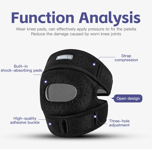 Sports Patella Strap Running Jump Rope Fitness Knee Protection Meniscus Professional Equipment Knee Protectors 2