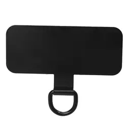 Universal Metal Phone Lanyard Gasket Patch - Versatile Sling Tether Tab (Black1)