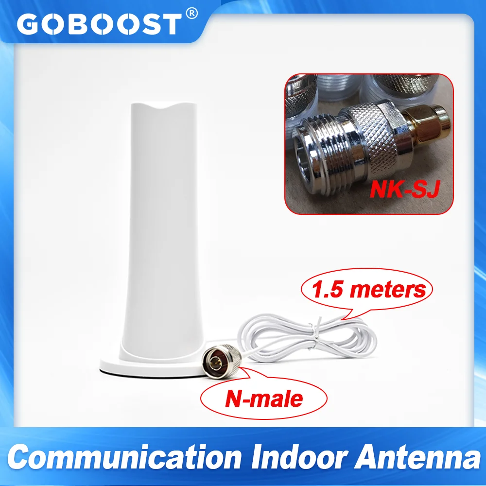 360&deg; Indoor Antenna 5G for Cellular Repeater Communication Antenna 4G 3G 2G GSM LTE 700-5300Mhz 5dBi NK SMAJ adaptor