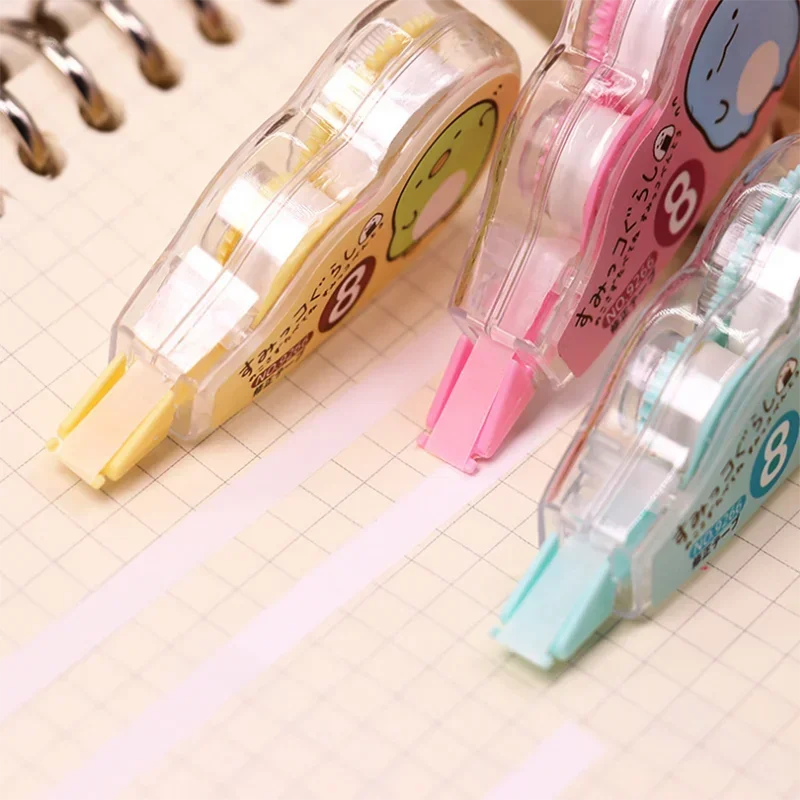 4pcs/pack Kawaii Cartoon Correction Tape Cute White Out Correction Band Korean Stationery Writing Tool School Office Supplies correction tape
