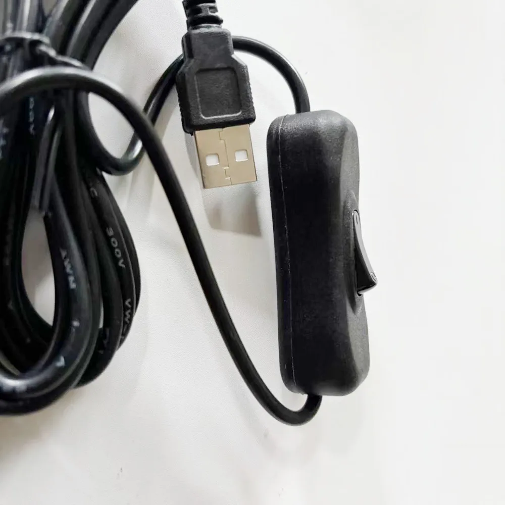 USB Extension Cable with On/Off Switch for Power Control – 1/2 Meter Length