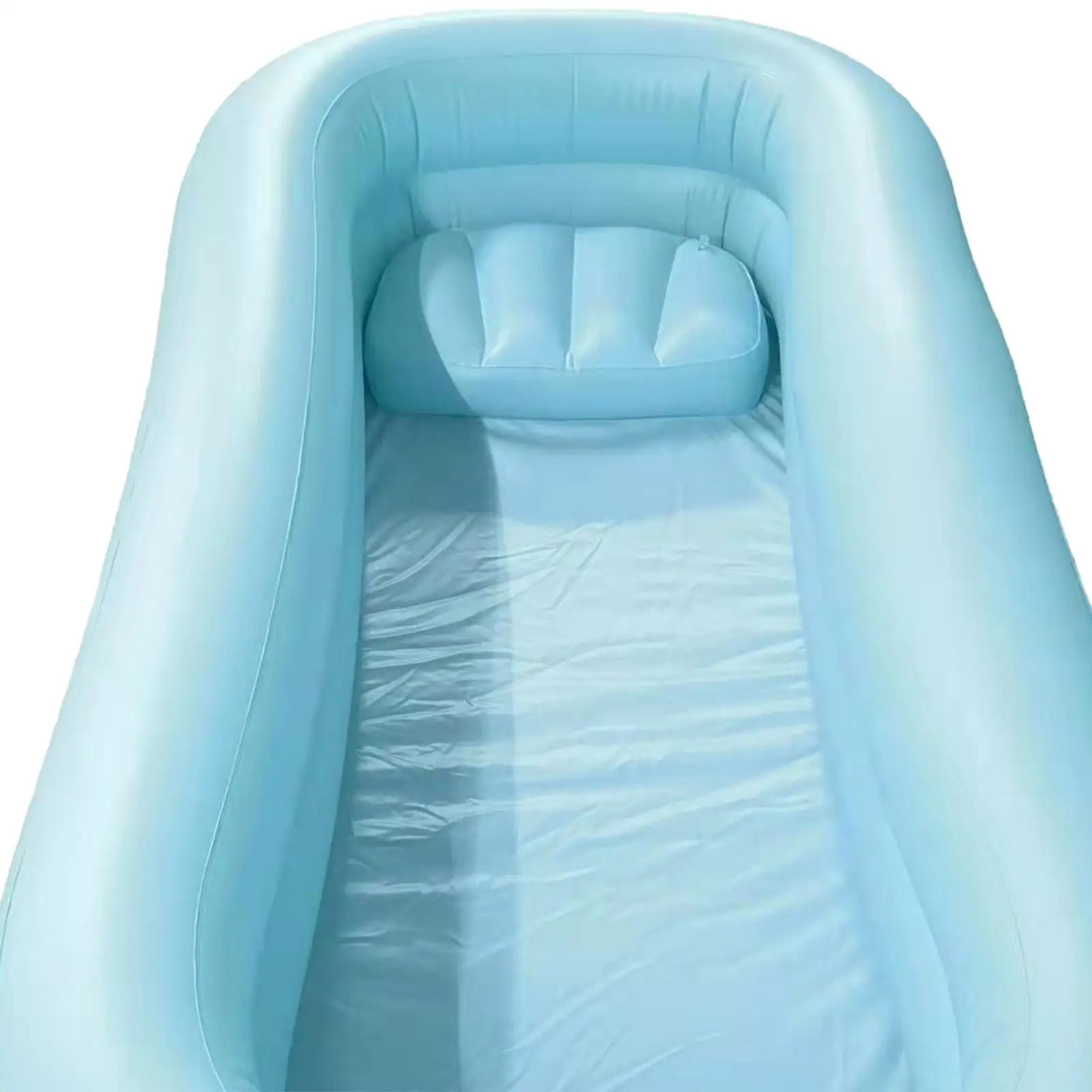 Inflatable Bathtub Adults Free Standing Blow up Bathtub PVC Portable Foldable Bath Tub for Men Women Elderly Indoor Accessories 5