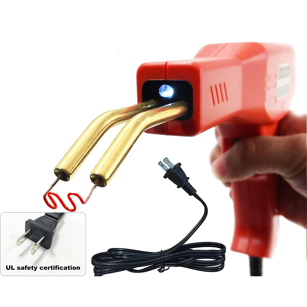 electric soldering iron kit Hot Stapler PVC Plastic Welder Heat Gun welding machine plastic bumper soldering iron garage tools Car bumper Repair kits electric soldering iron kit