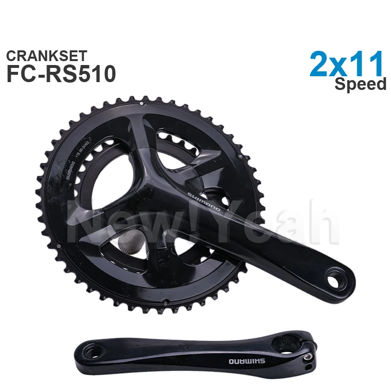 

SHIMANO Road Crankset FC-RS510 46-36T, 50-34T, 52-36T 2x11-speed Original Parts