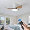 Living room, dining room, mini fan light, Nordic ceiling fan light, high wind power, study, hallway, bedroom, ceiling mounted el 1