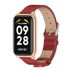 Enhanced Wristband for Smart Fitness Tracker - Premium Replacement Strap and Accessories for Active Lifestyle (Red Rose Gold 3)
